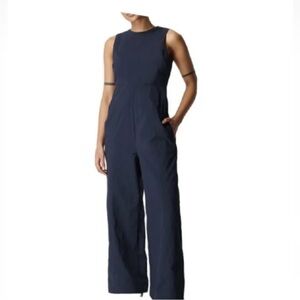 NWOT Sweaty Betty Anthropologie Air Flow Jumpsuit Sleeveless Wide Leg Stretchy